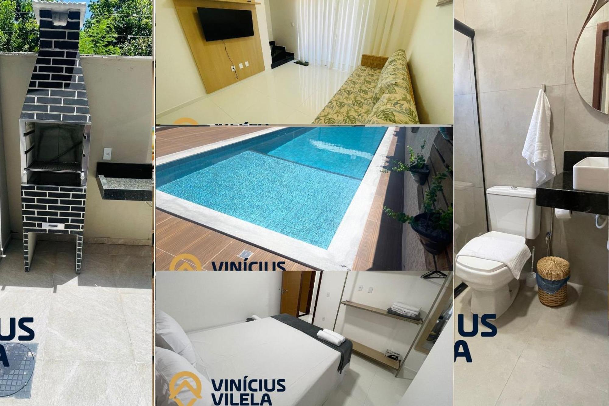 Casas Duplex Todas Com 3 Suiites Ambas Com Ar Condicionado, Varanda, Internet E Churrasqueira Privativa No Residencial Jardins De Taperpua 2 Codominio A Poucos Metros Da De Taperapua, Com Piscina E Area Gourmet. * Porto Seguro
